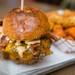 The Wurst Bar's "Mr. Peanut" burger. The Wurst Bar's 1/3 pound hamburger with cheddar, bacon and crunchy peanut butter. The Wurst Bar is located at  705 West Cross Street in Ypsilanti.
Courtney Sacco I AnnArbor.com  